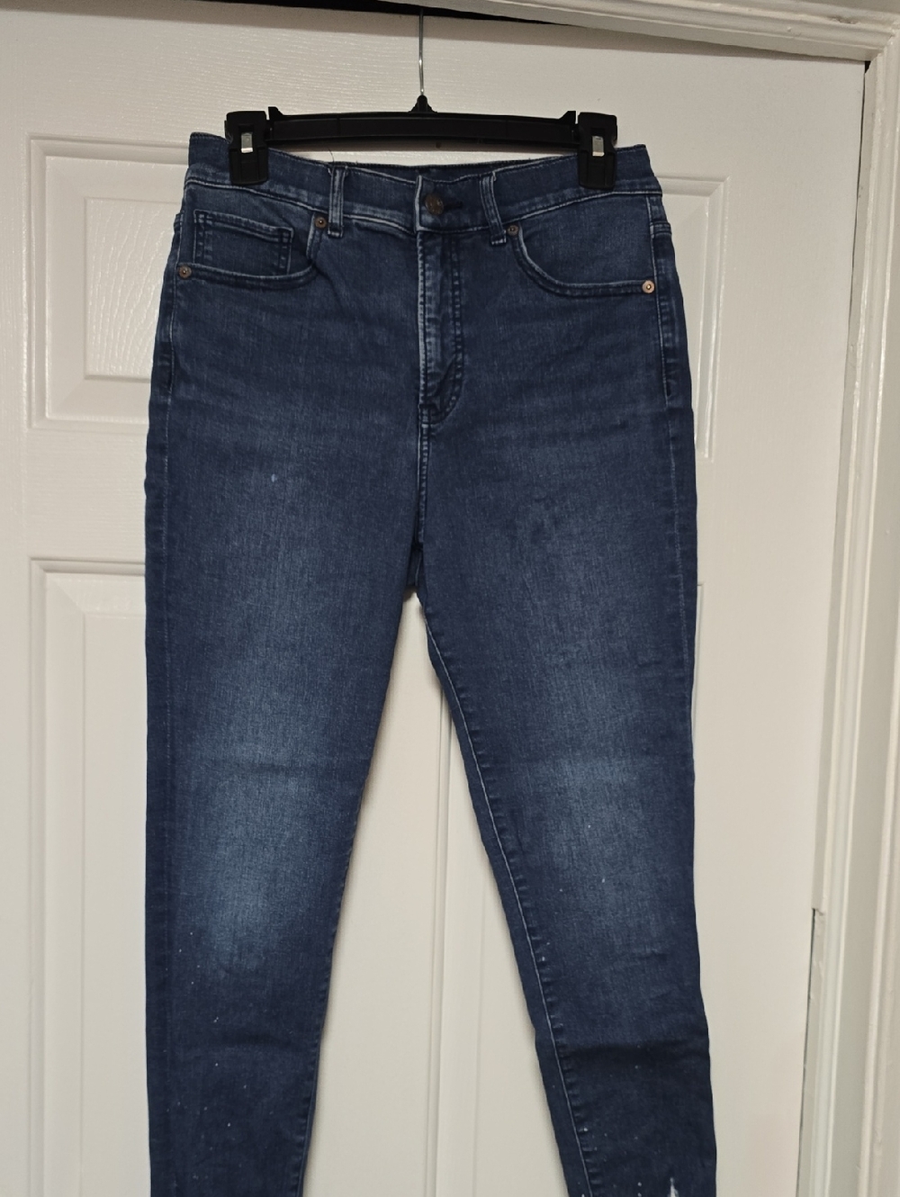 Express High Rise Cropped Skinny Jeans Size 8